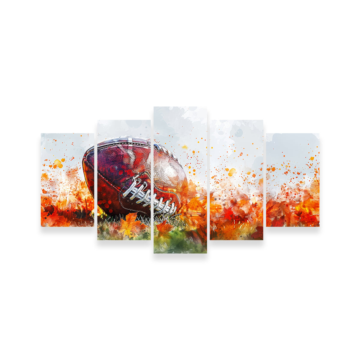 Stunning Football Abstract Wall Art for Sports Enthusiasts