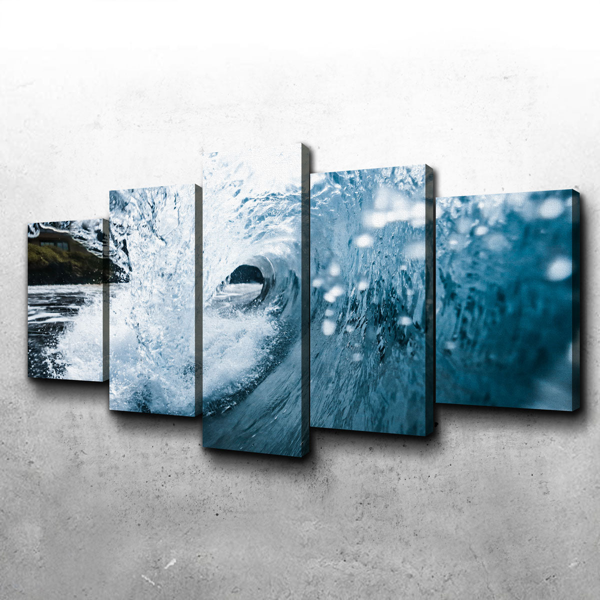 Stunning Blue Barrel Wall Art by Lucas Moore