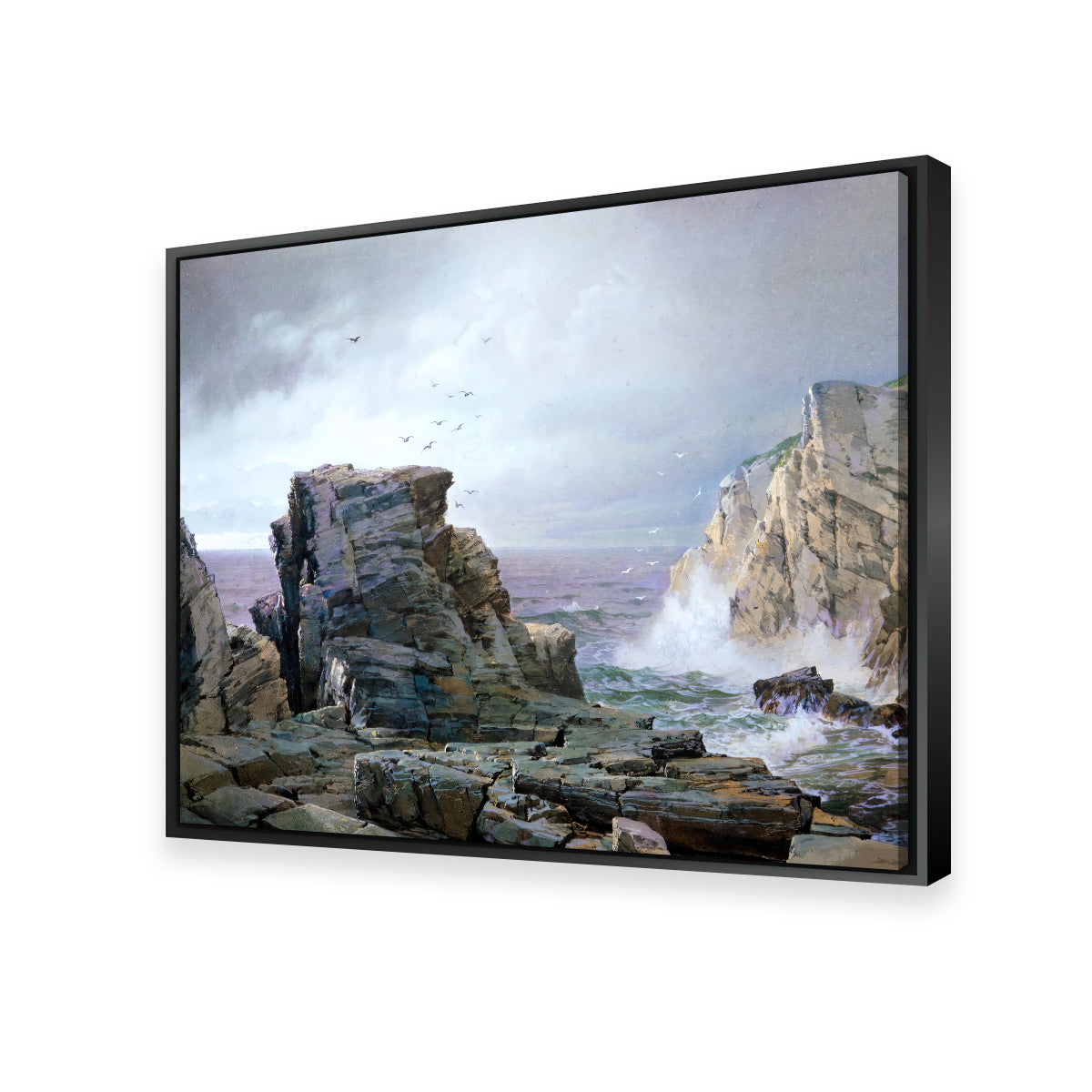 Stunning A Rocky Coast Wall Art by Denise Dundon