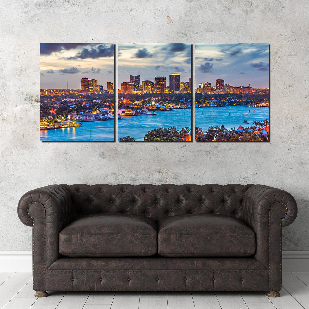 Stunning Fort Lauderdale Skyline Wall Art for Home Decor