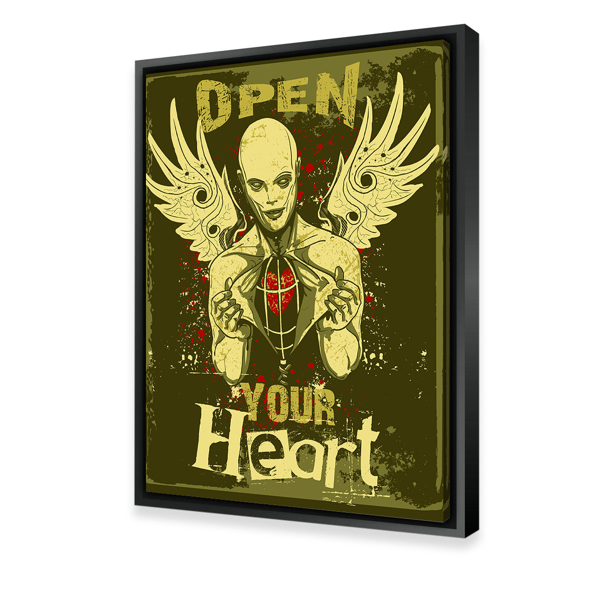 Exquisite Open Your Heart Wall Art for Home Decor