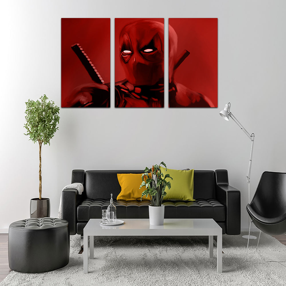 Stunning Dead In Red Wall Art by Andy Brackpool
