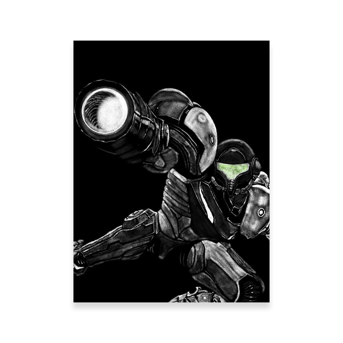 Stunning Samus Wall Art by JPS Darko
