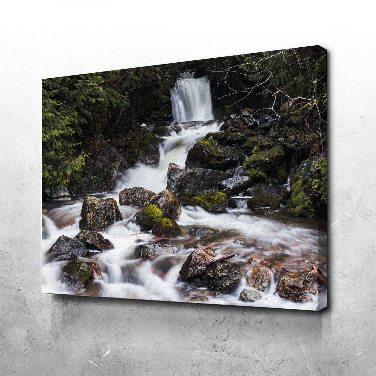 Stunning Roadside Waterfalls Wall Art by Mike Cotton