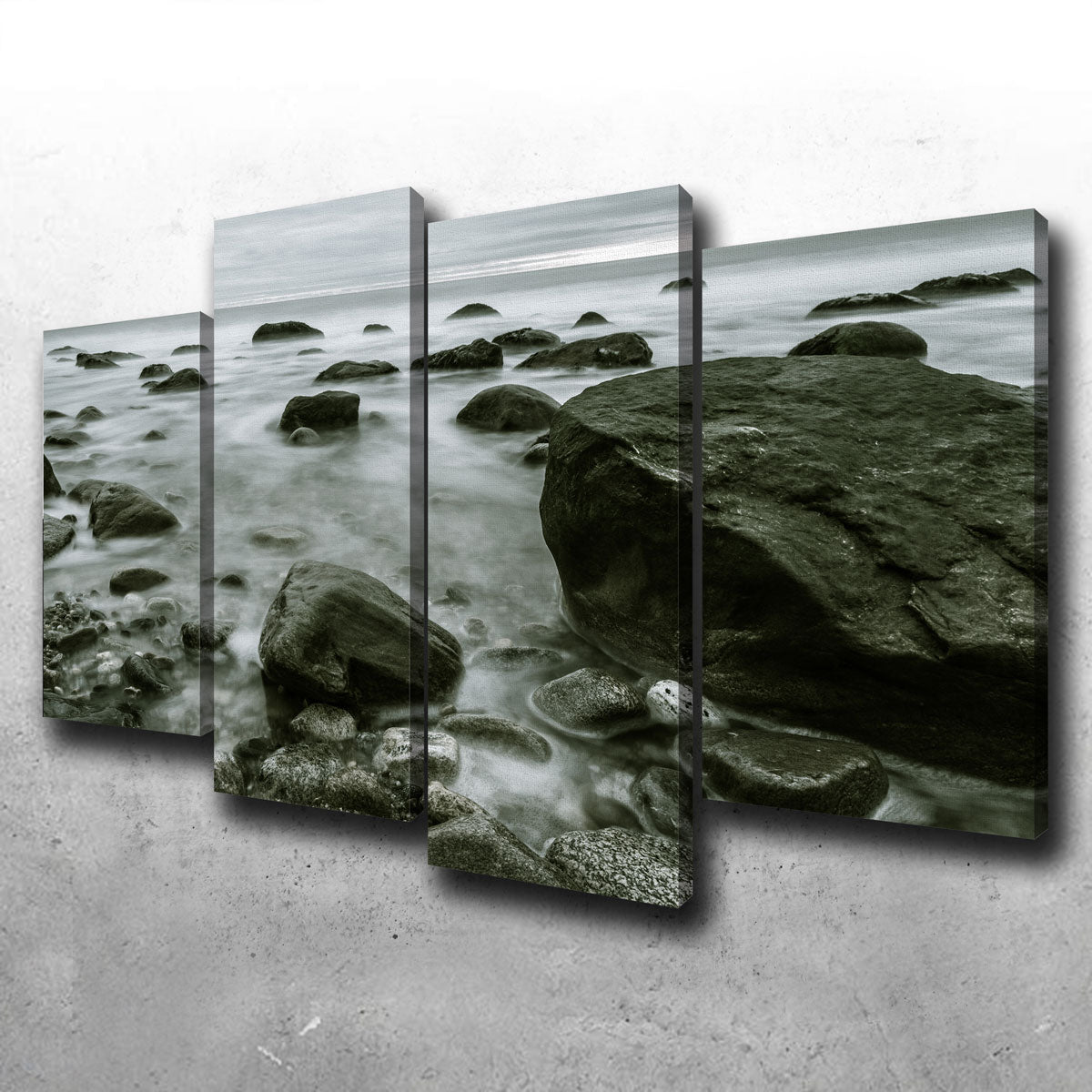 Stunning Overcast Montauk Wall Art by Dennis Maida