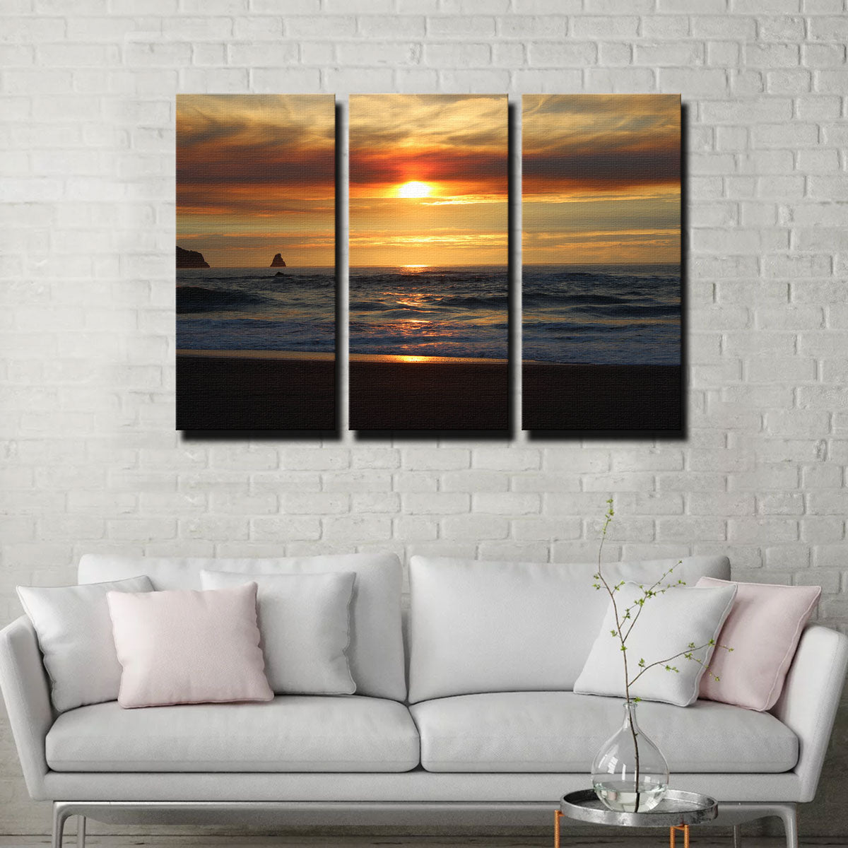 Breathtaking Oregon Coast Sunset Wall Art for Stunning Home Decor