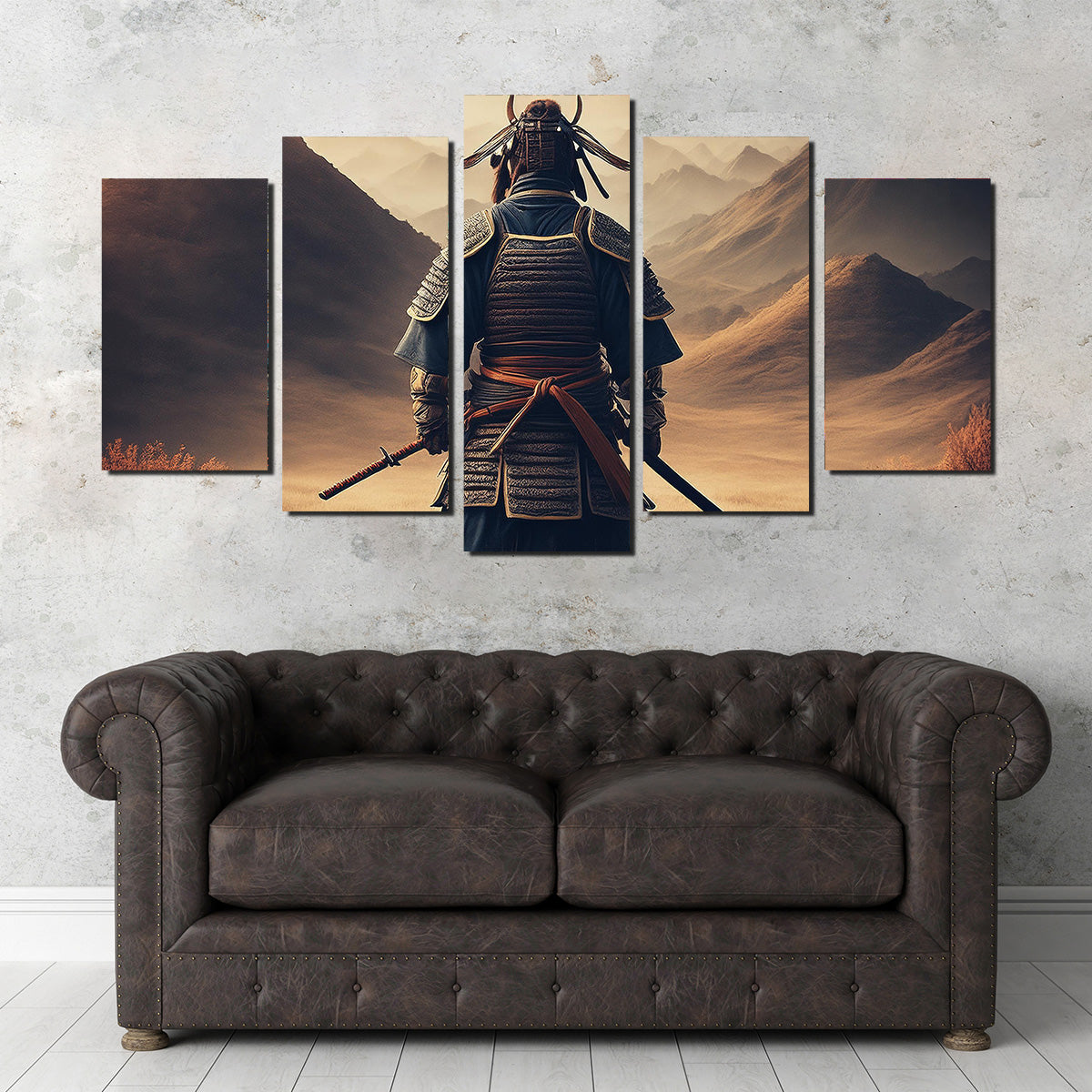 Exquisite Lone Samurai Warrior Wall Art for Stunning Home Decor