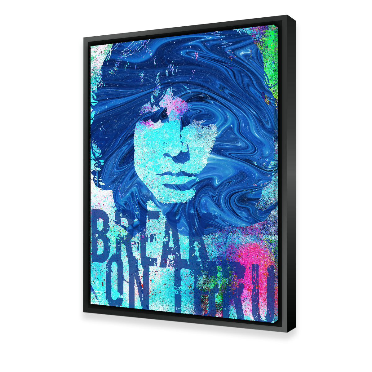Jim Morrison Break on Thru Wall Art - Stunning Museum-Quality Canvas Print
