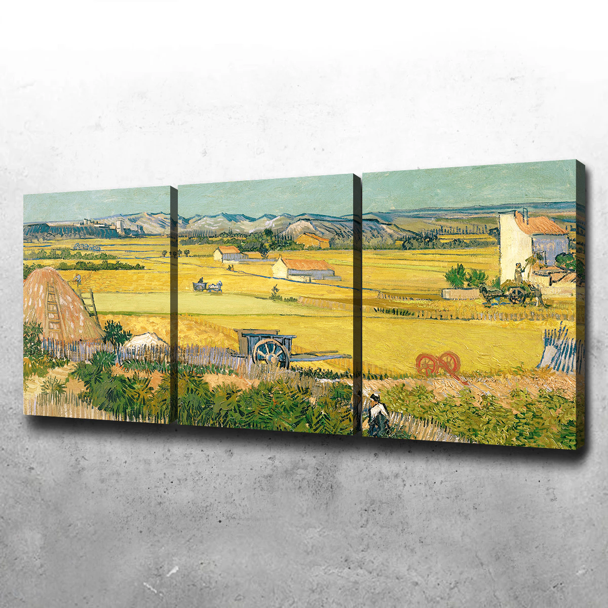 De oogst Vincent van Gogh Wall Art - Museum Quality Canvas Print