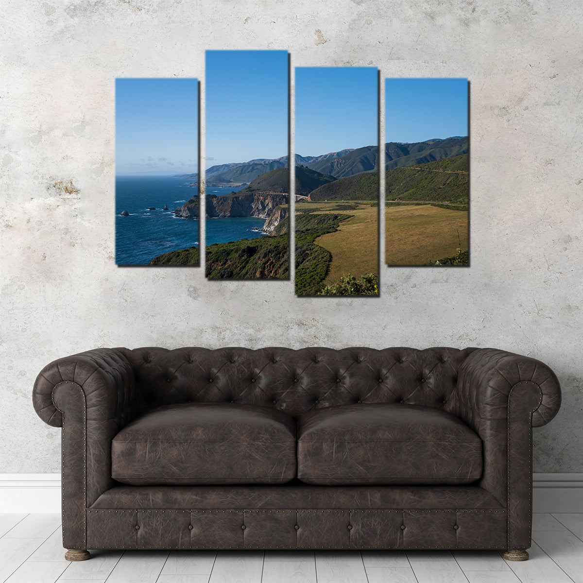 Stunning Pacific Coast Hwy CA Wall Art for Your Home Decor