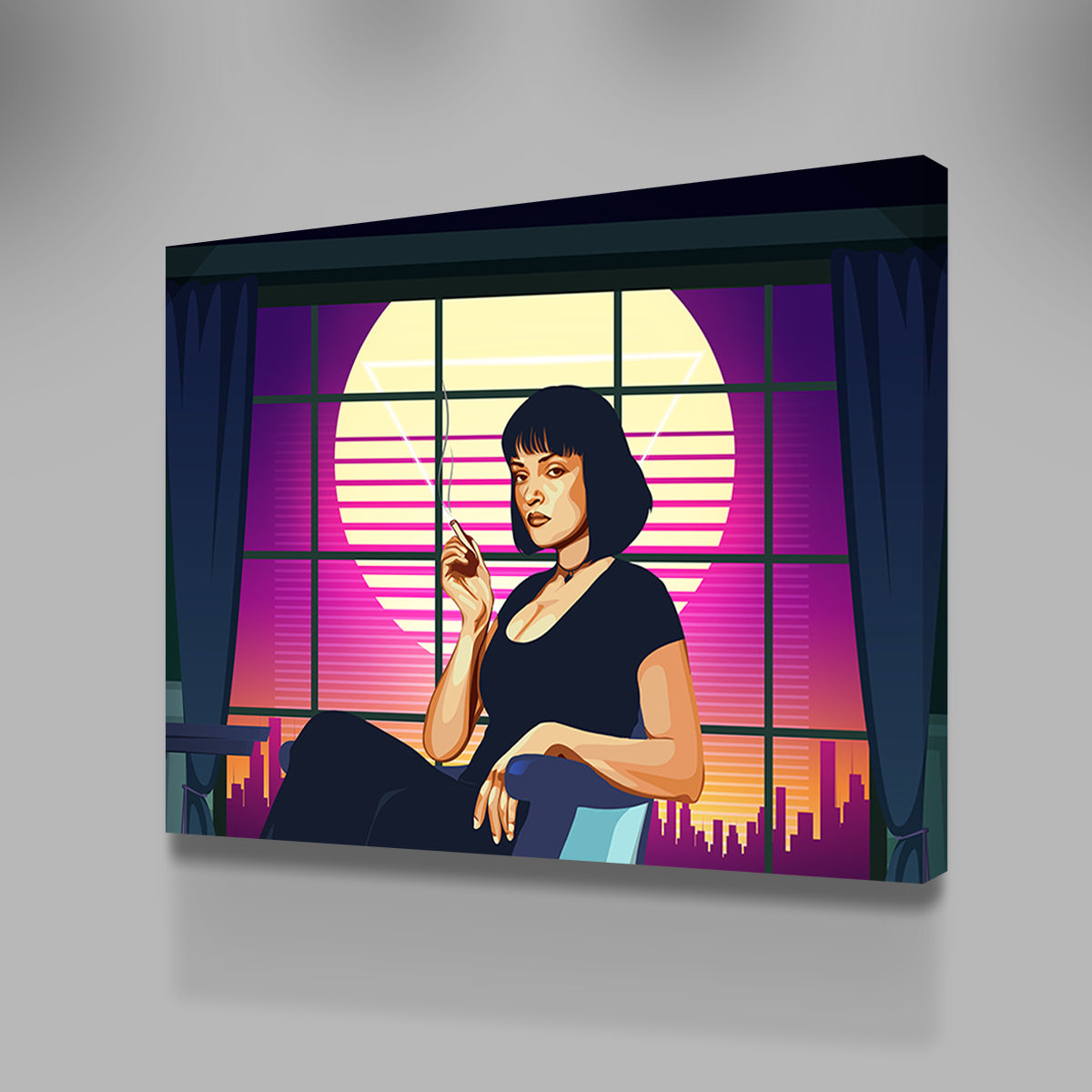 Pulp Fiction Iconic Scene Wall Art by Ralph & Laura Design
