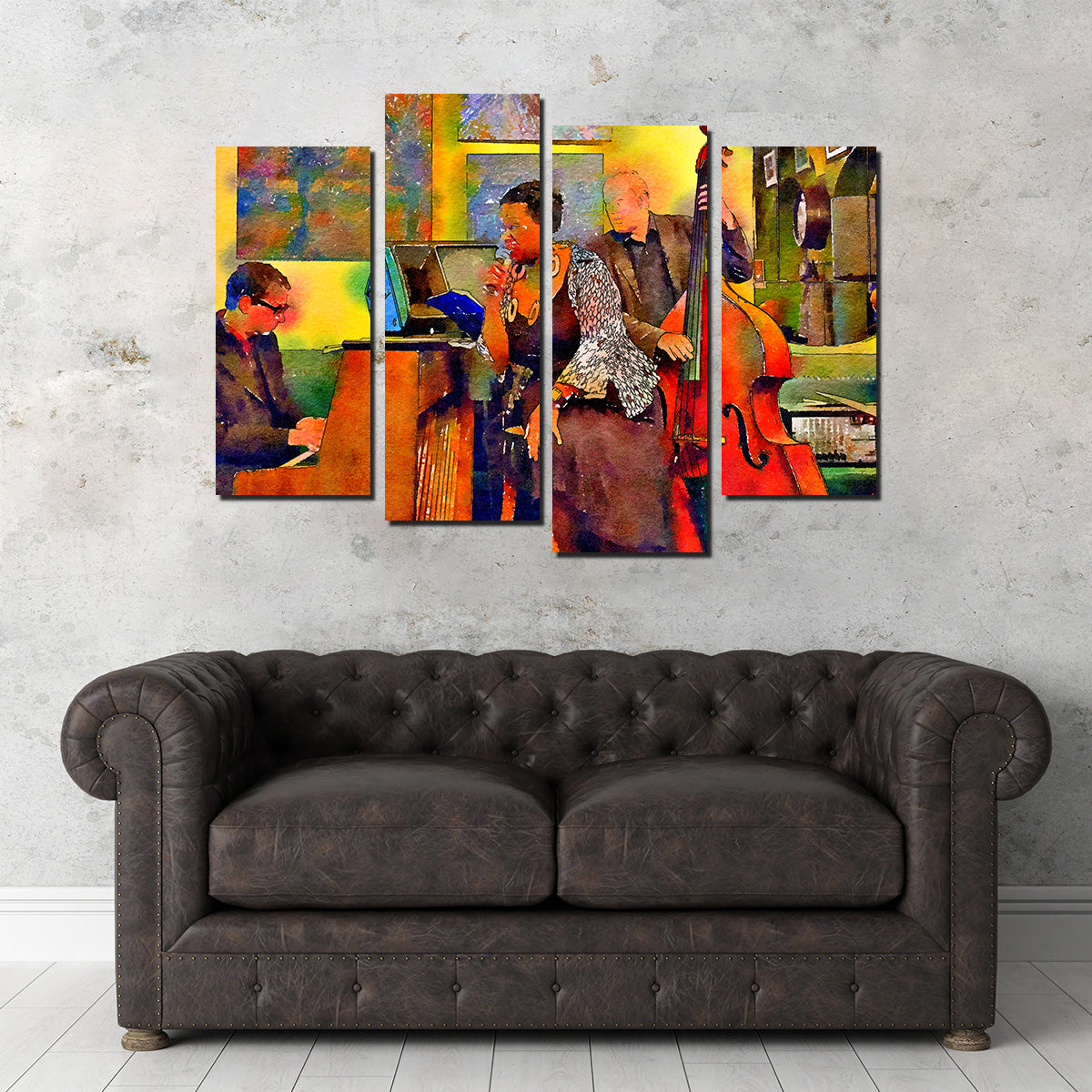 Exquisite Jazz Cafe Wall Art for Stunning Interior Decor