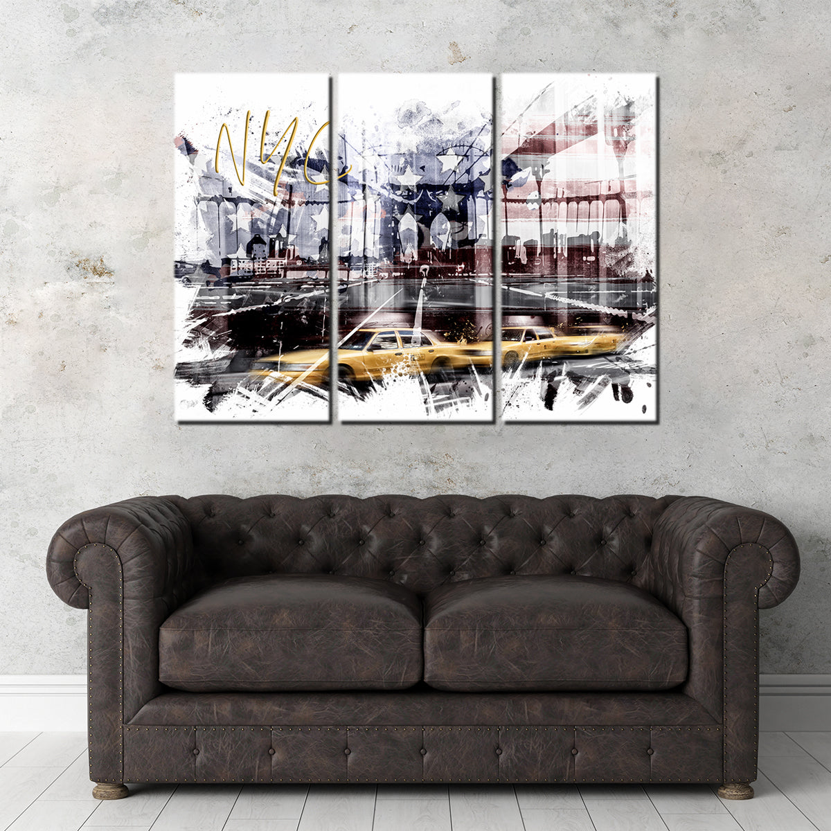 Exquisite City Art NYC Composing Wall Art by Melanie Viola