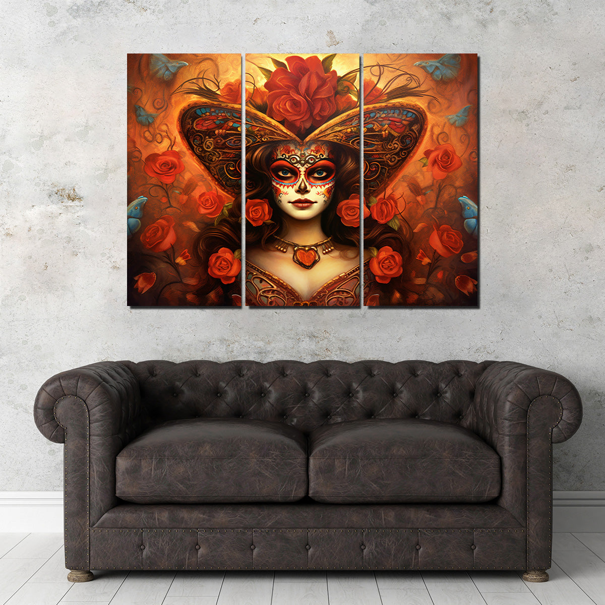 Stunning Day of the Dead Art Canvas Wall Art for Your Home Decor
