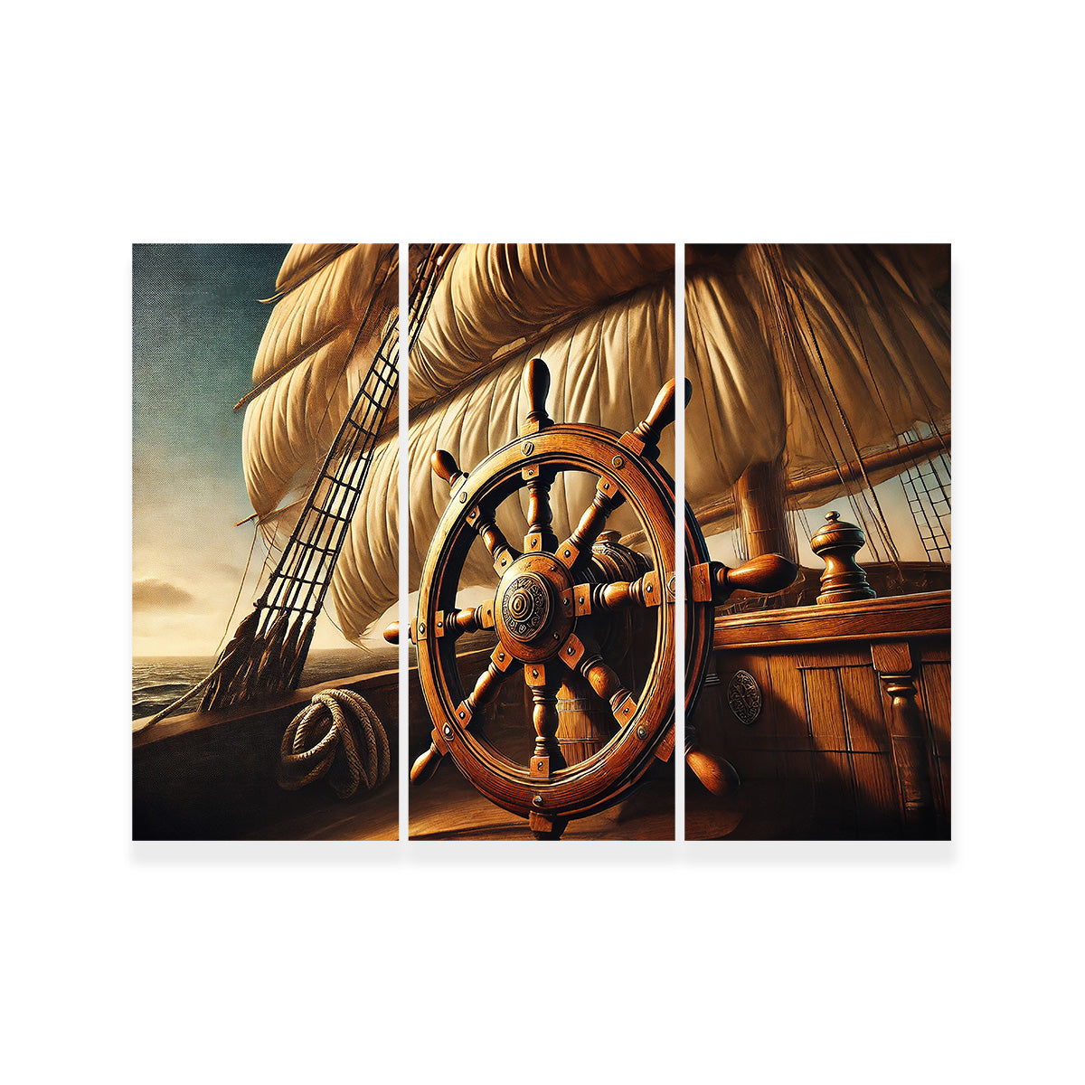 The Helm - Premium Kiln - Dried Pine Wood Framed Canvas Prints
