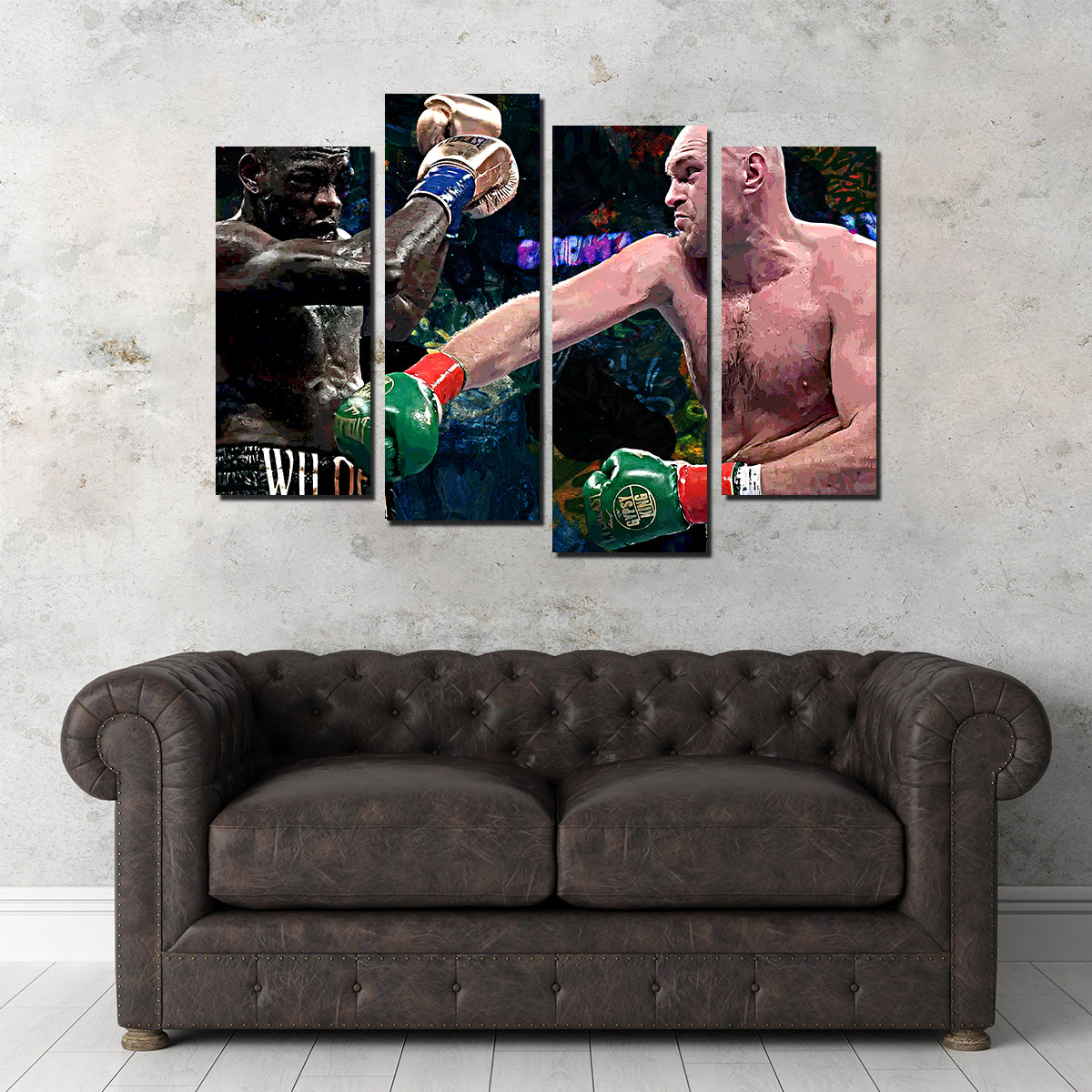 Exclusive Fury Vs. Wilder Wall Art for Stunning Home Decor