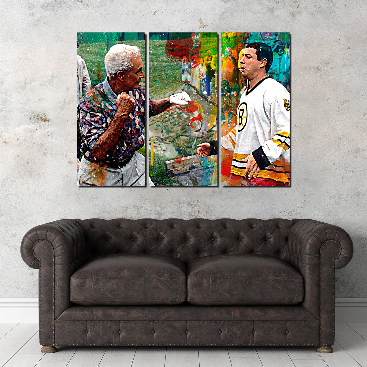Happy Gilmore & Bob Barker High - Quality Wall Art for Home Decor