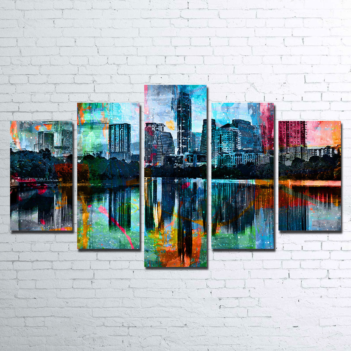Stunning Abstract Austin Wall Art for Modern Interiors