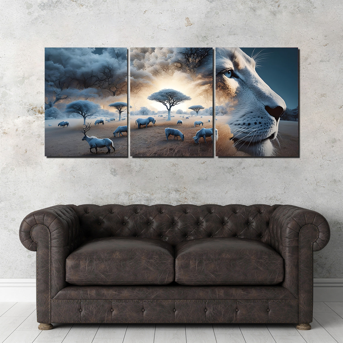 Roaring Majesty - Exquisite Handmade Canvas Prints