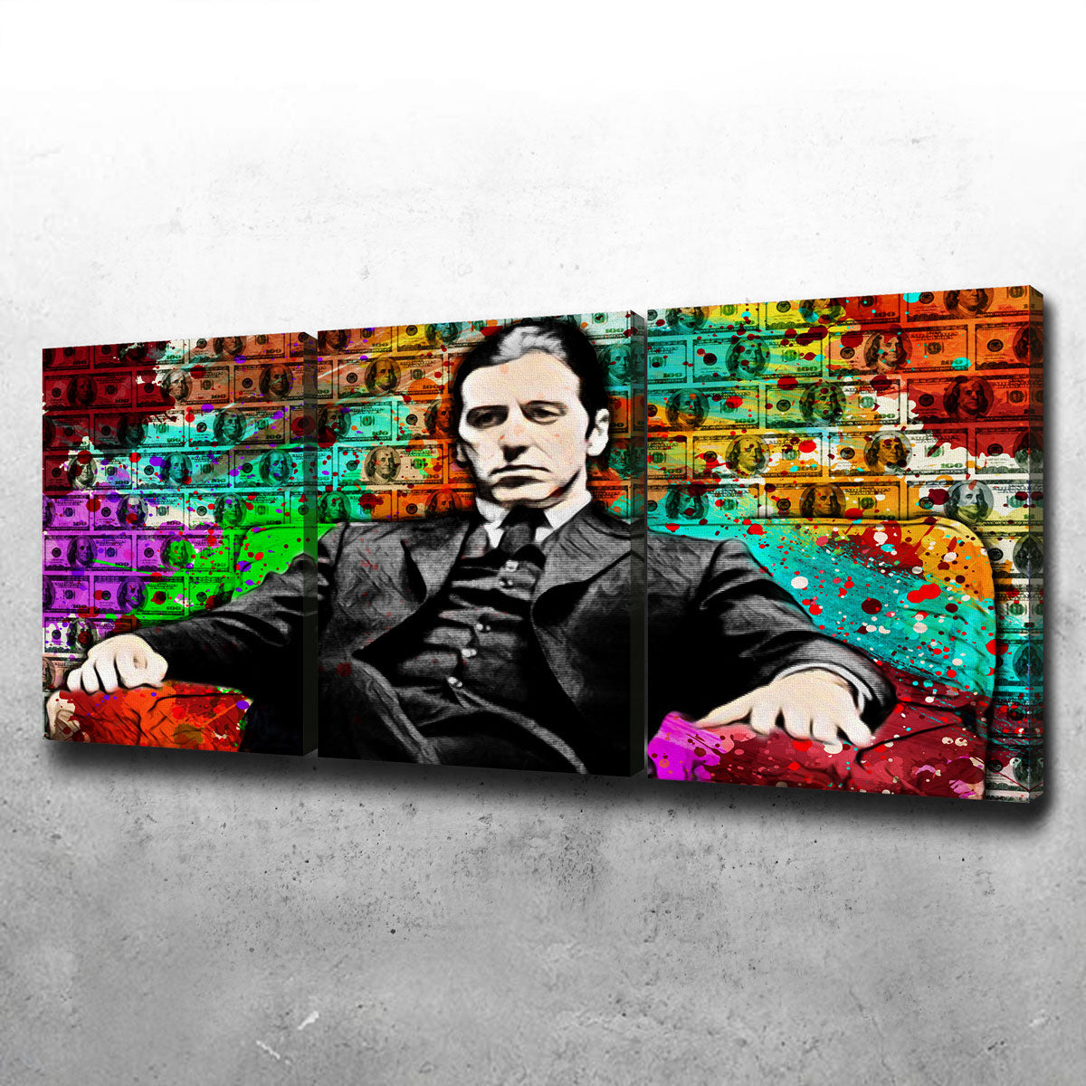 Stunning Abstract Godfather Wall Art for Home Decor