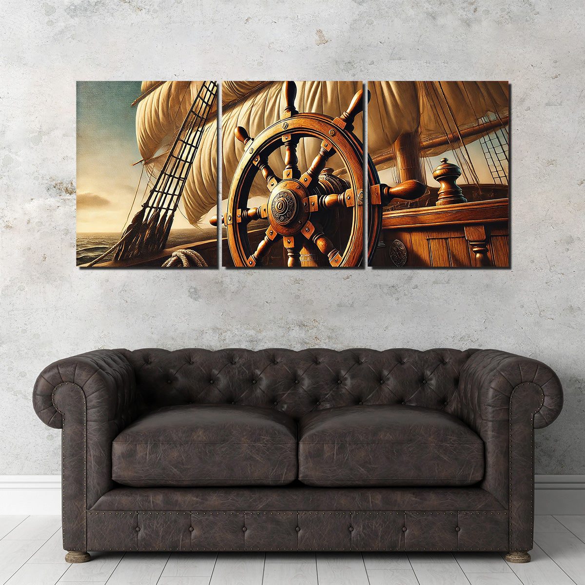 The Helm - Premium Kiln - Dried Pine Wood Framed Canvas Prints