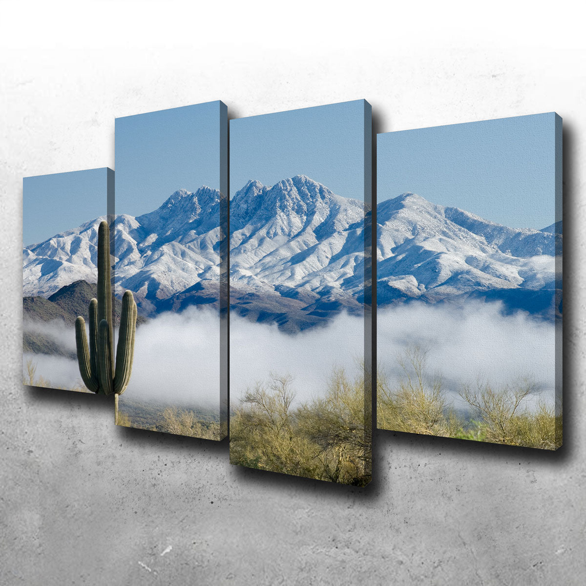 Stunning Saguaro and Four Peaks Wall Art for Your Home Decor