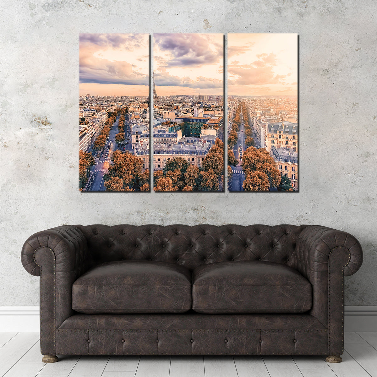 Stunning Paris Sunset Wall Art for Your Home Decor