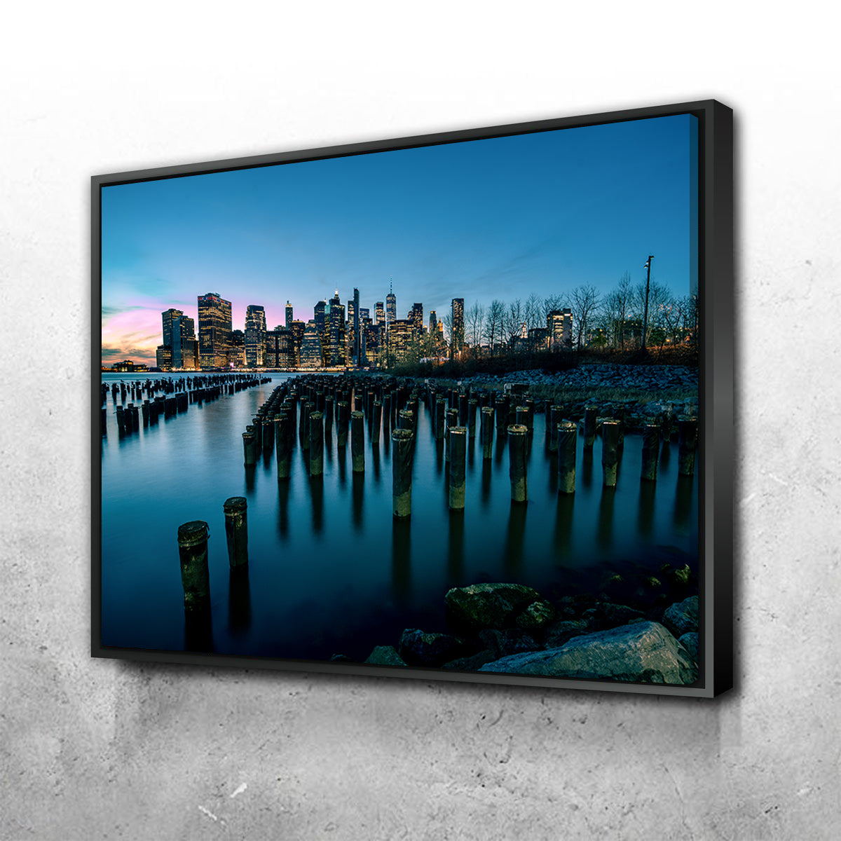 BK Pier Wall Art - Stunning Handmade Canvas Artwork