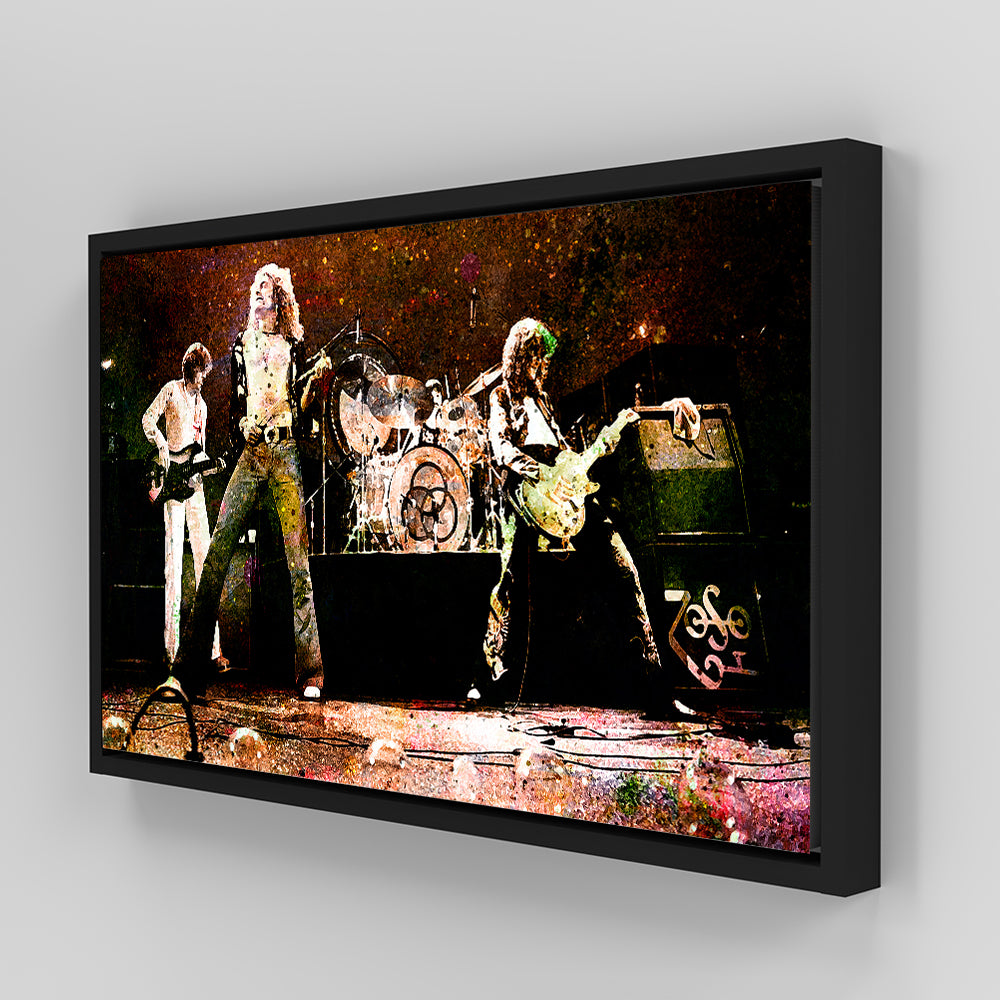 Stunning Live Led Zeppelin Panoramic Wall Art for Home Decor