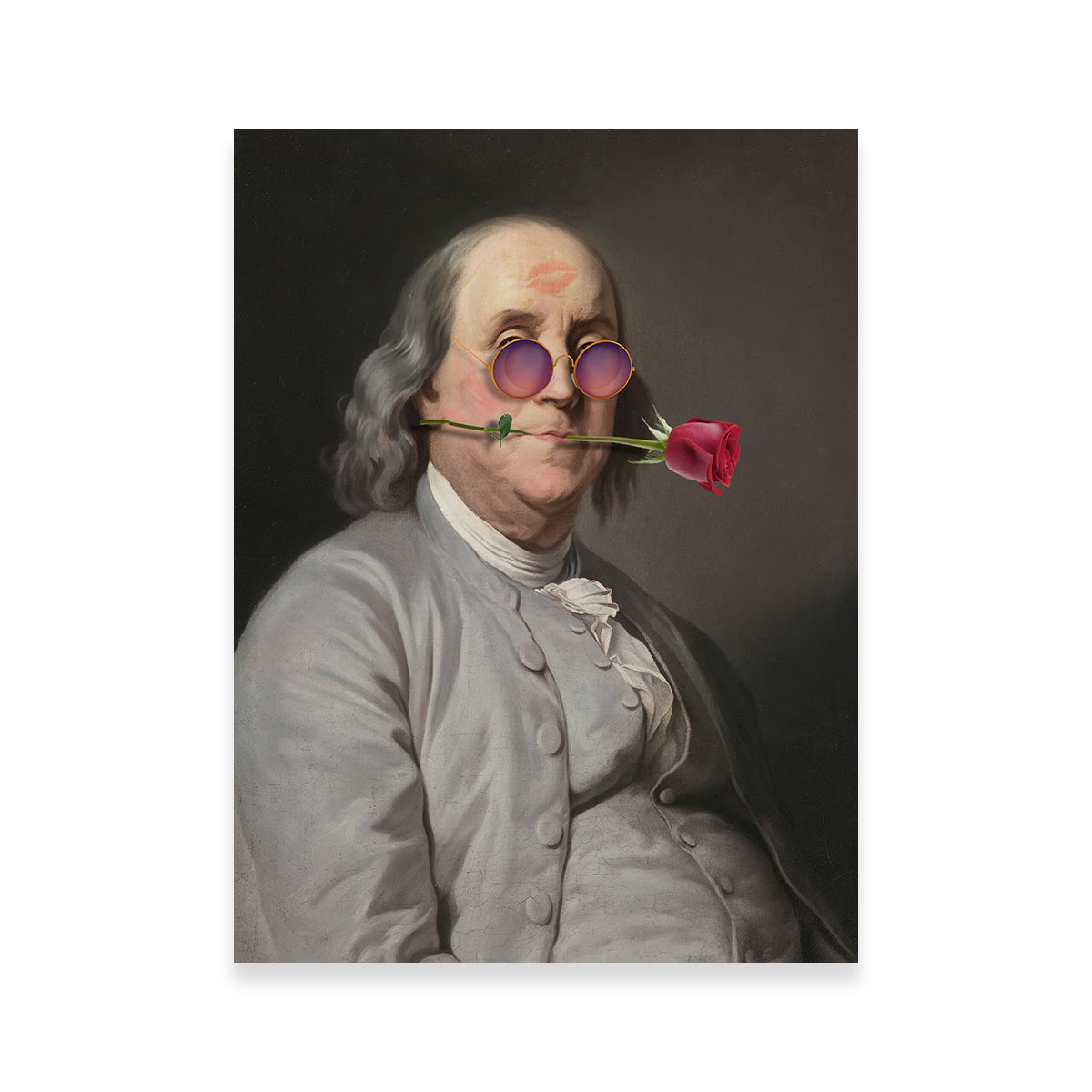 Franklins Little Liberty Stunning Wall Art by Glory Days Studio