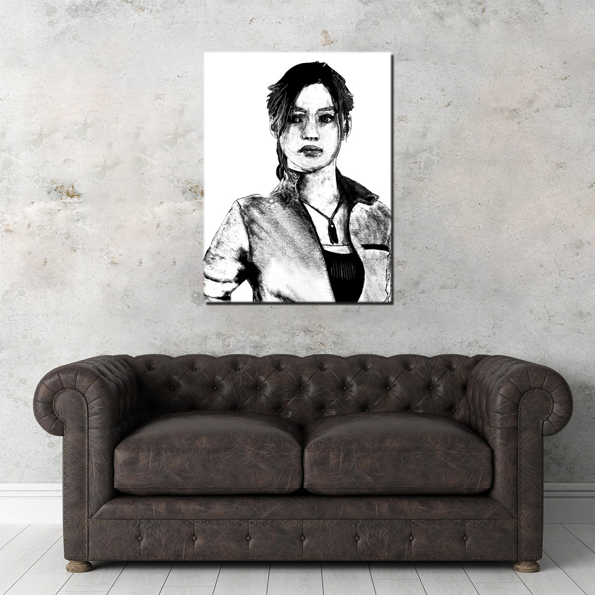 Claire Wall Art by JPS Darko - Premium Handmade Canvas Prints