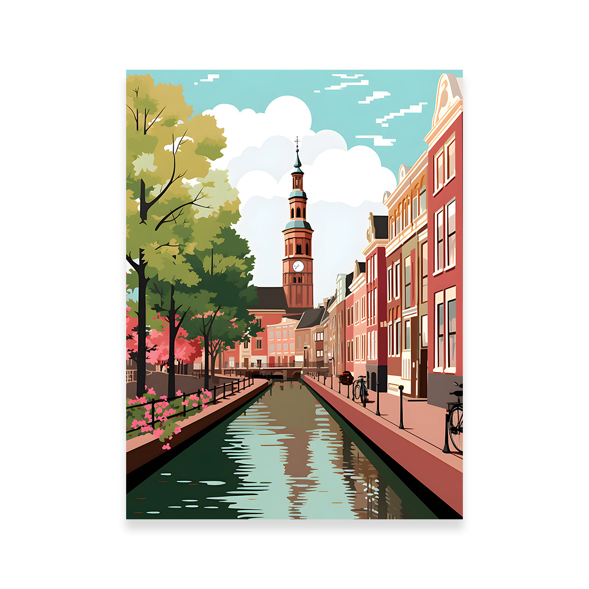 Exquisite Denmark - Copenhagen Wall Art by Valth Graphics
