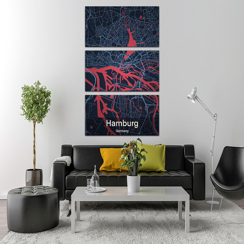 Exquisite Hamburg Wall Art by Tovu Yovi