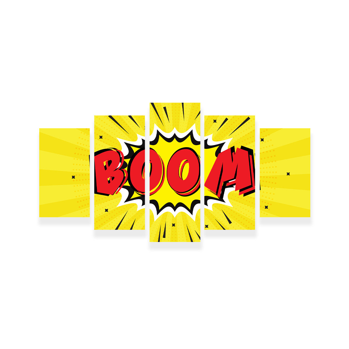 Boom1 Stunning Wall Art - Sustainable Kiln - Dried Pine Wood Frame