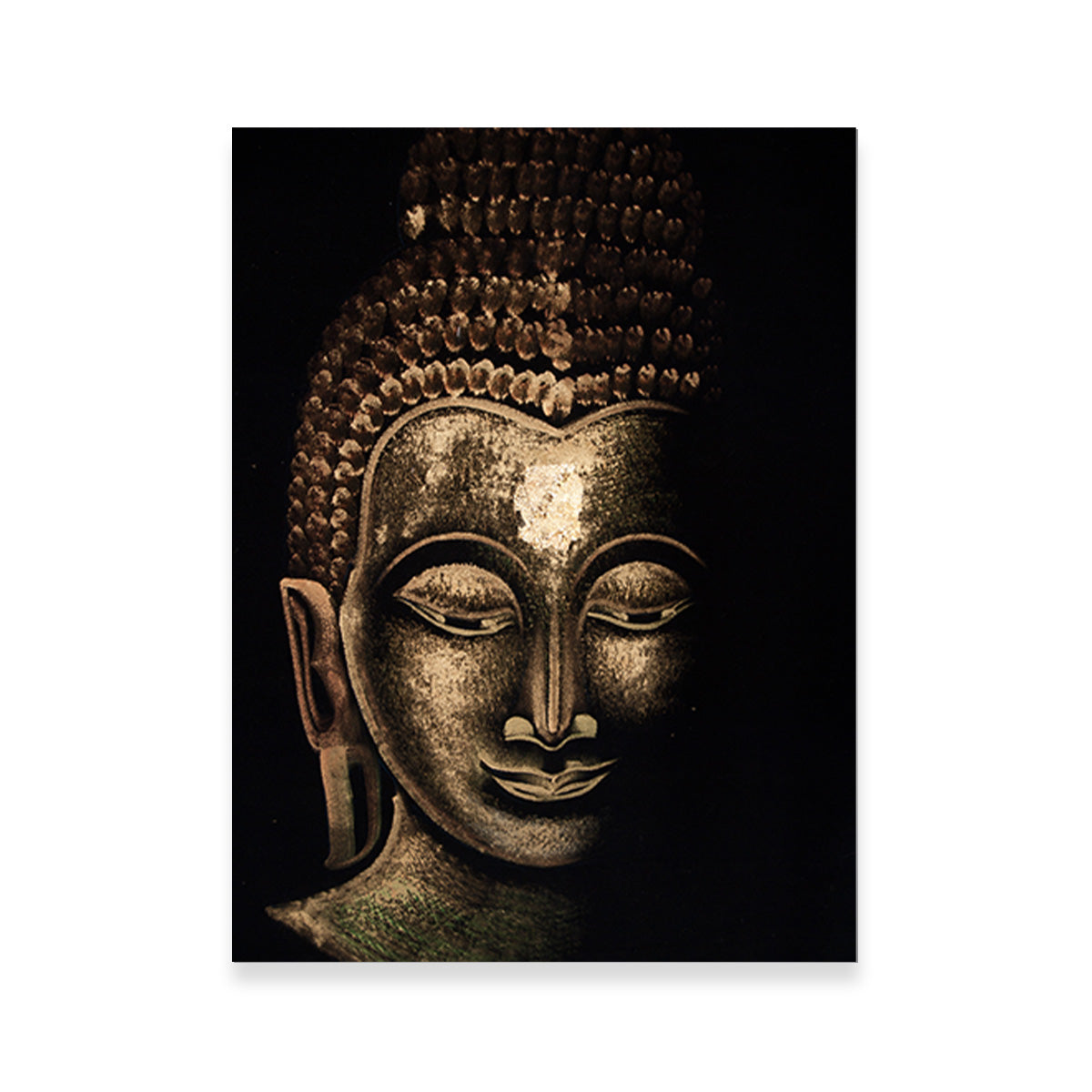 Exquisite Thai Buddha Painting on Museum-Quality Canvas