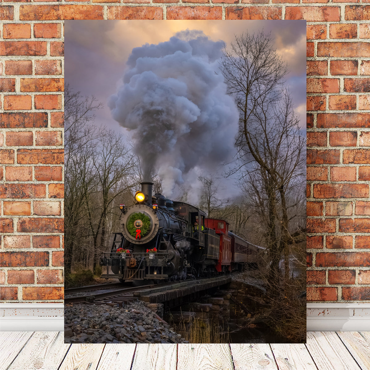 Stunning Steam Engine 40 Wall Art by Dennis Maida