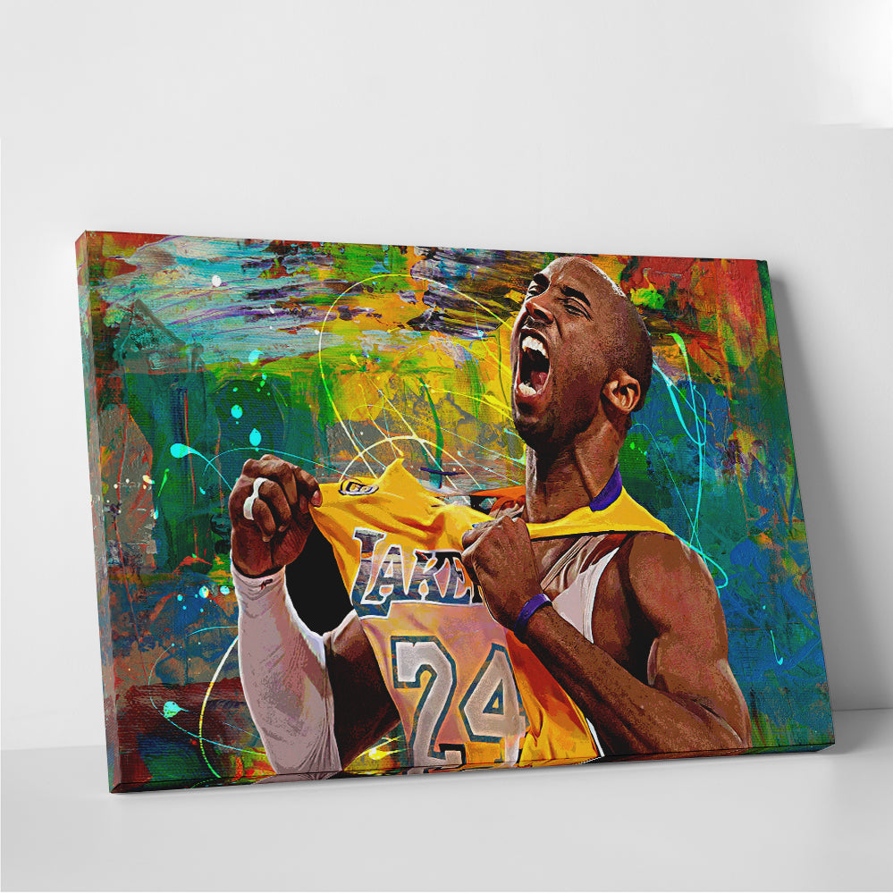 Stunning The Black Mamba Yellow Blend Wall Art for Home Decor