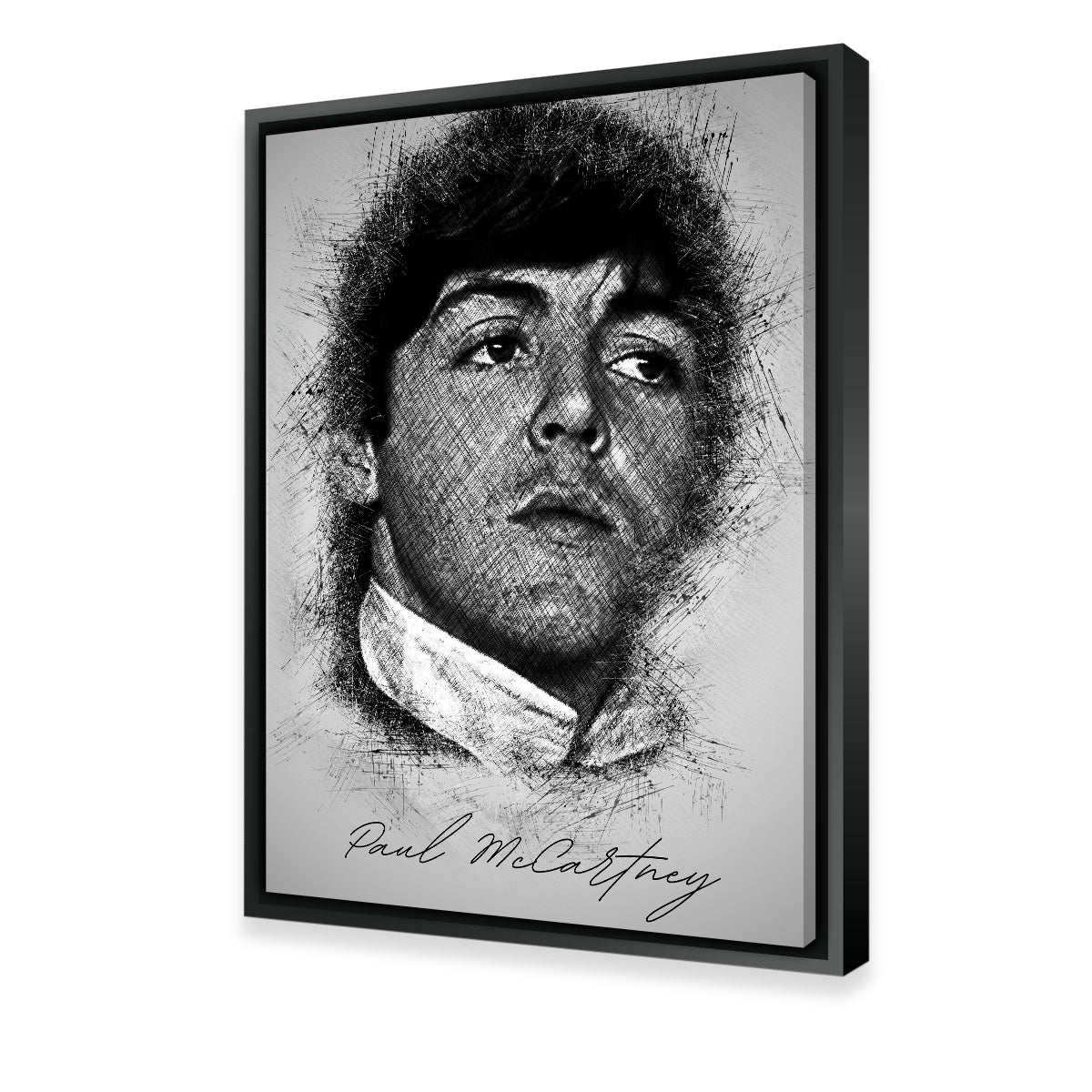 Stunning Paul McCartney Sketch Wall Art for Your Home Decor