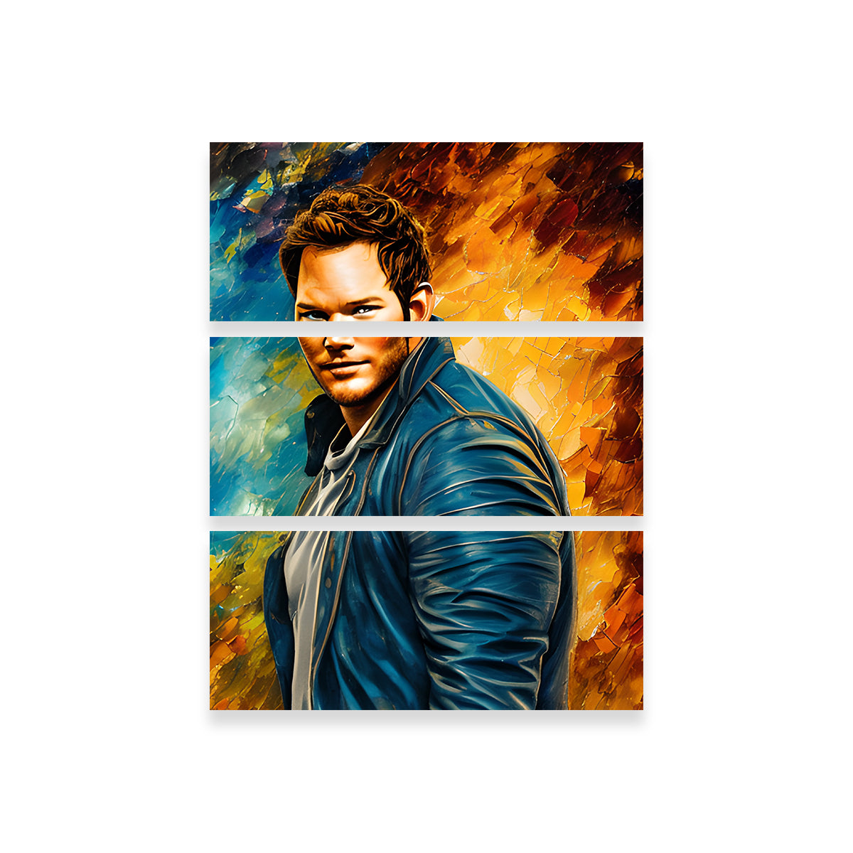 Stunning Chris Pratt Wall Art by Dina Rolle