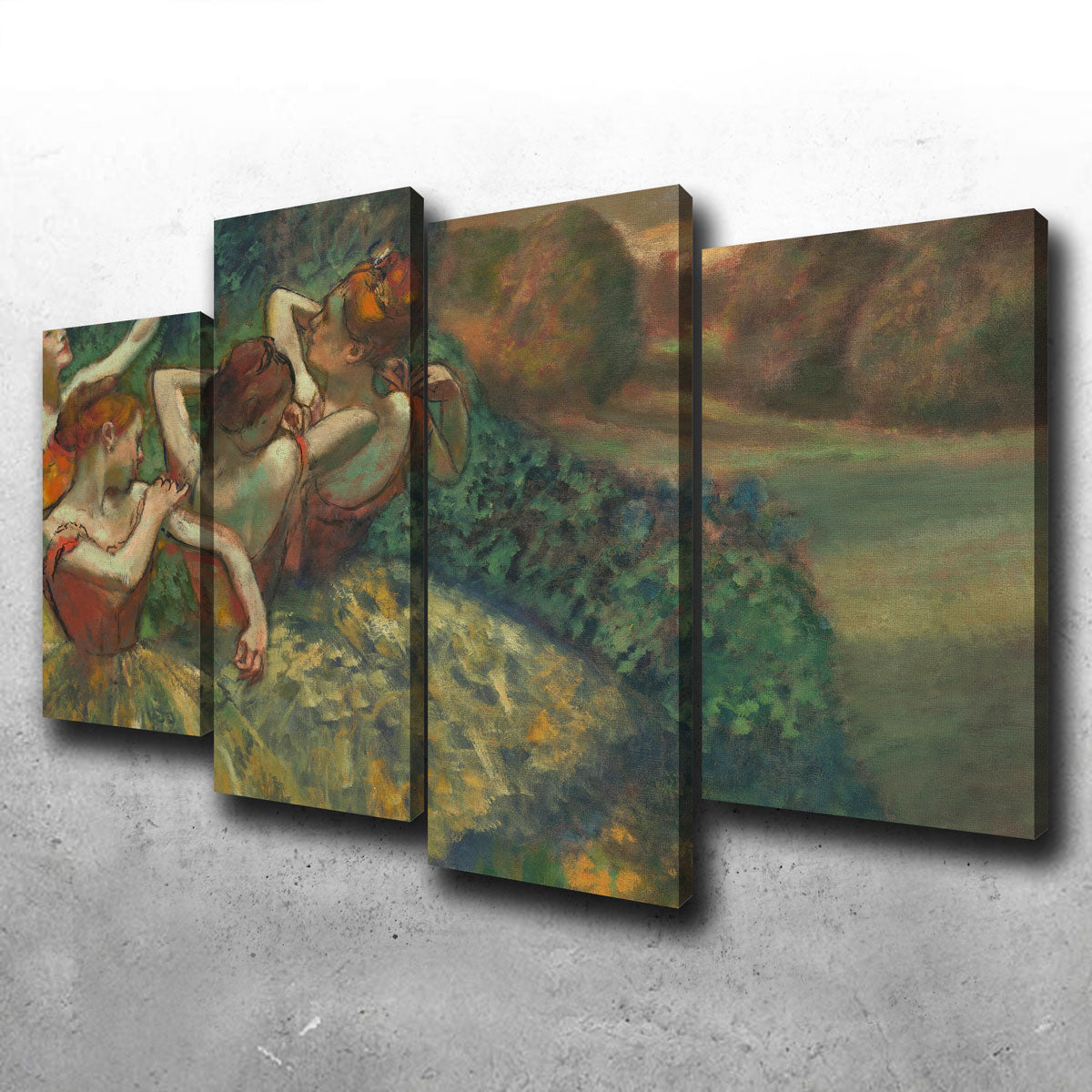 Exquisite Edgar Degas Four Dancers Wall Art