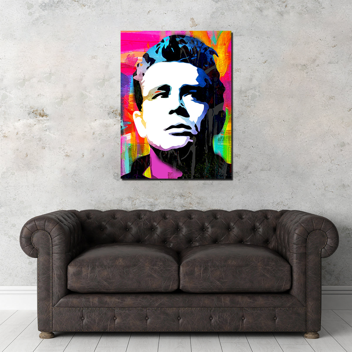 Stunning James Dean Portrait Wall Art by Stephen Chambers