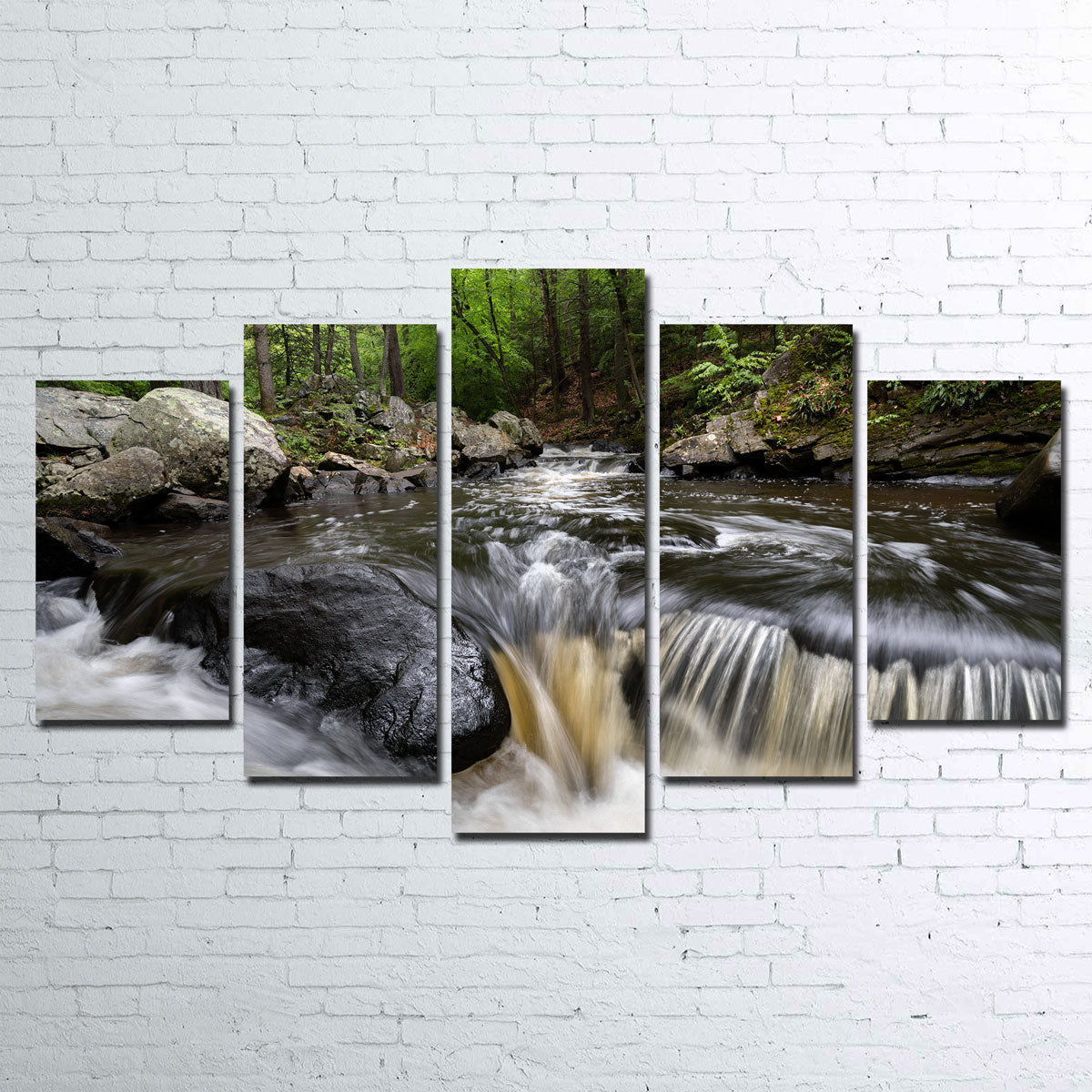 Stunning Summer Black River Wall Art for Home Decor