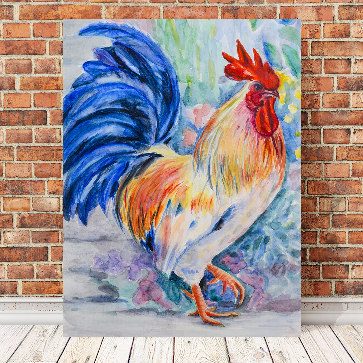 Exquisite Rooster Painting Wall Art for Home Decor