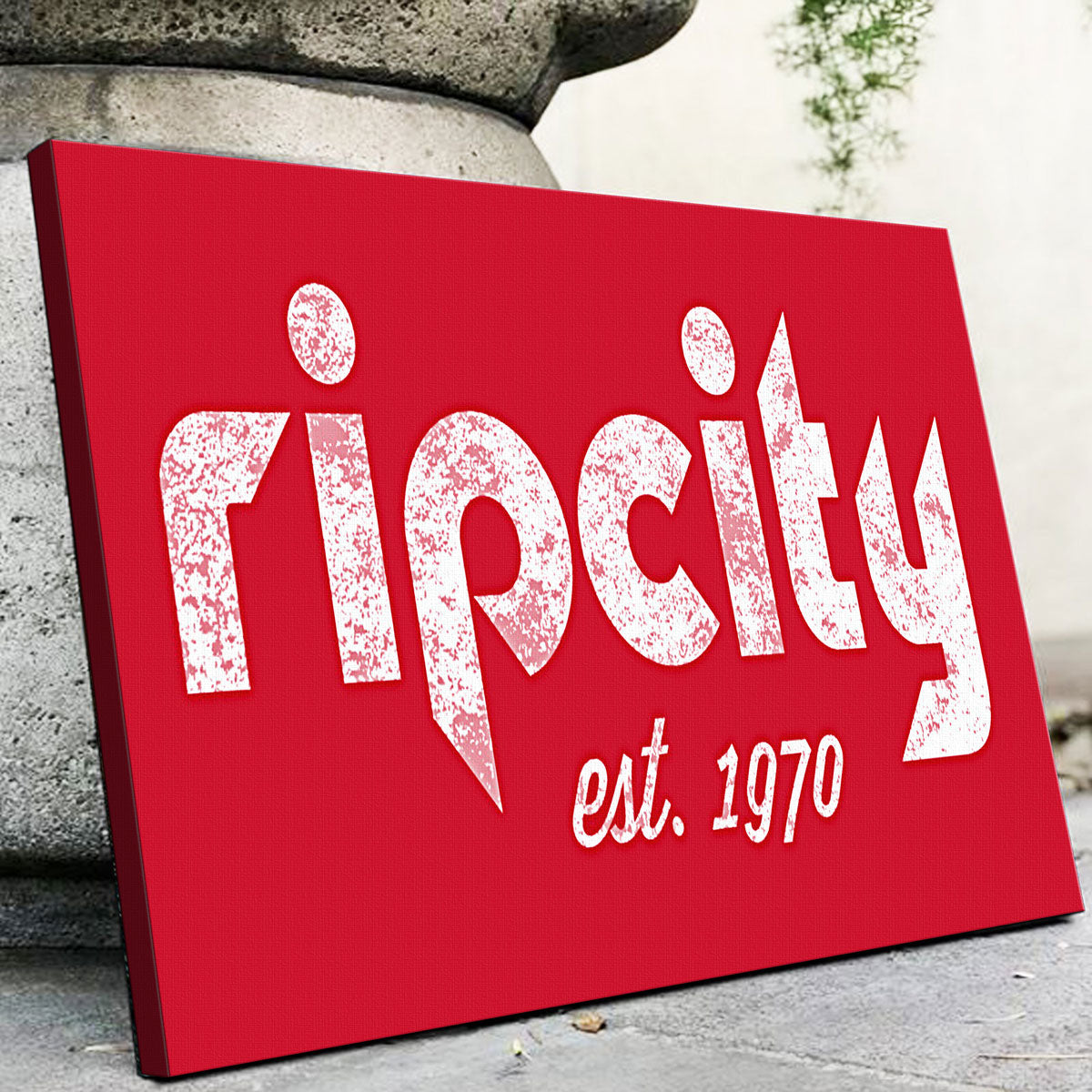 Rip City Premium Wall Art - Sustainable Pine Wood Framed