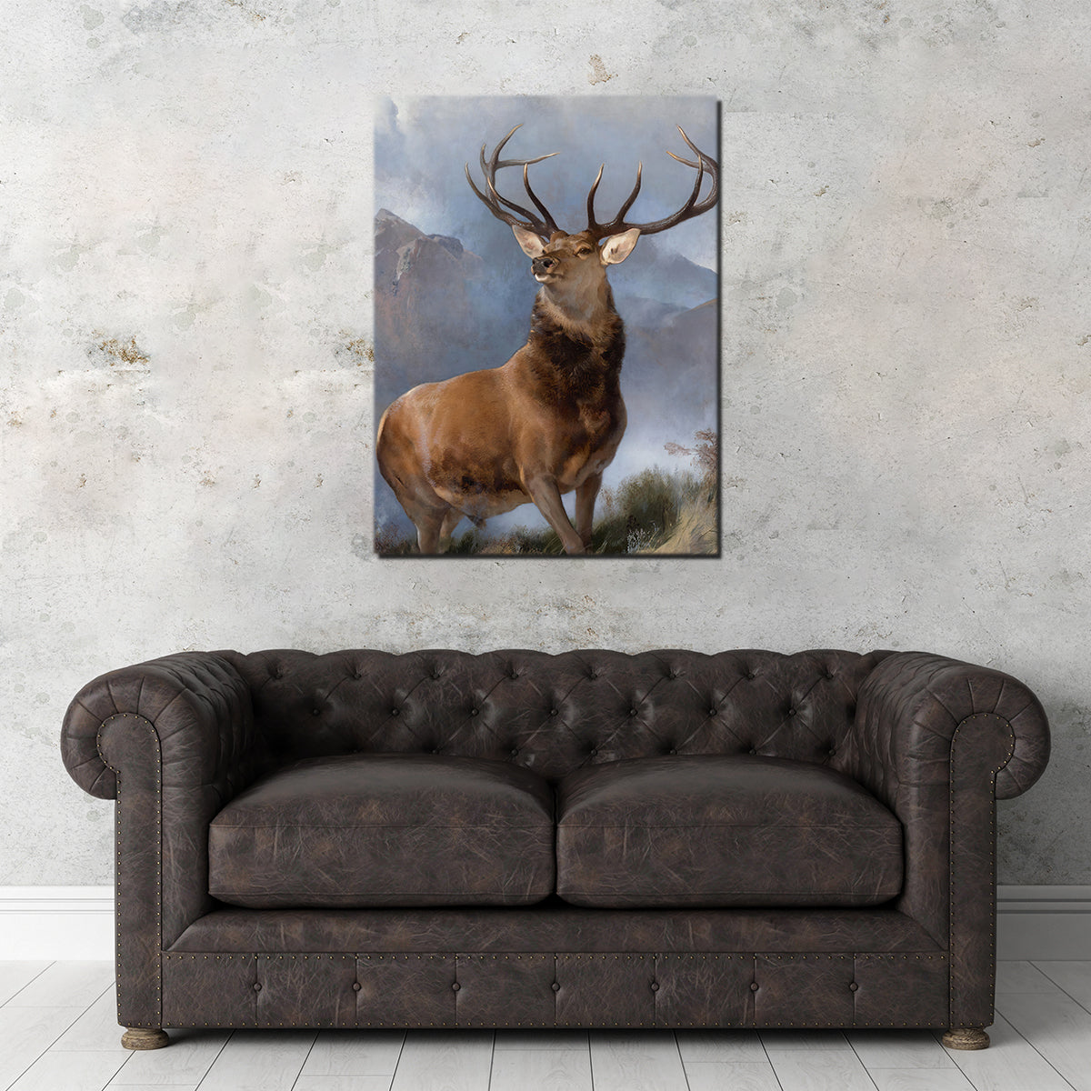 The Monarch of the Glen Premium Wall Art by Denise Dundon