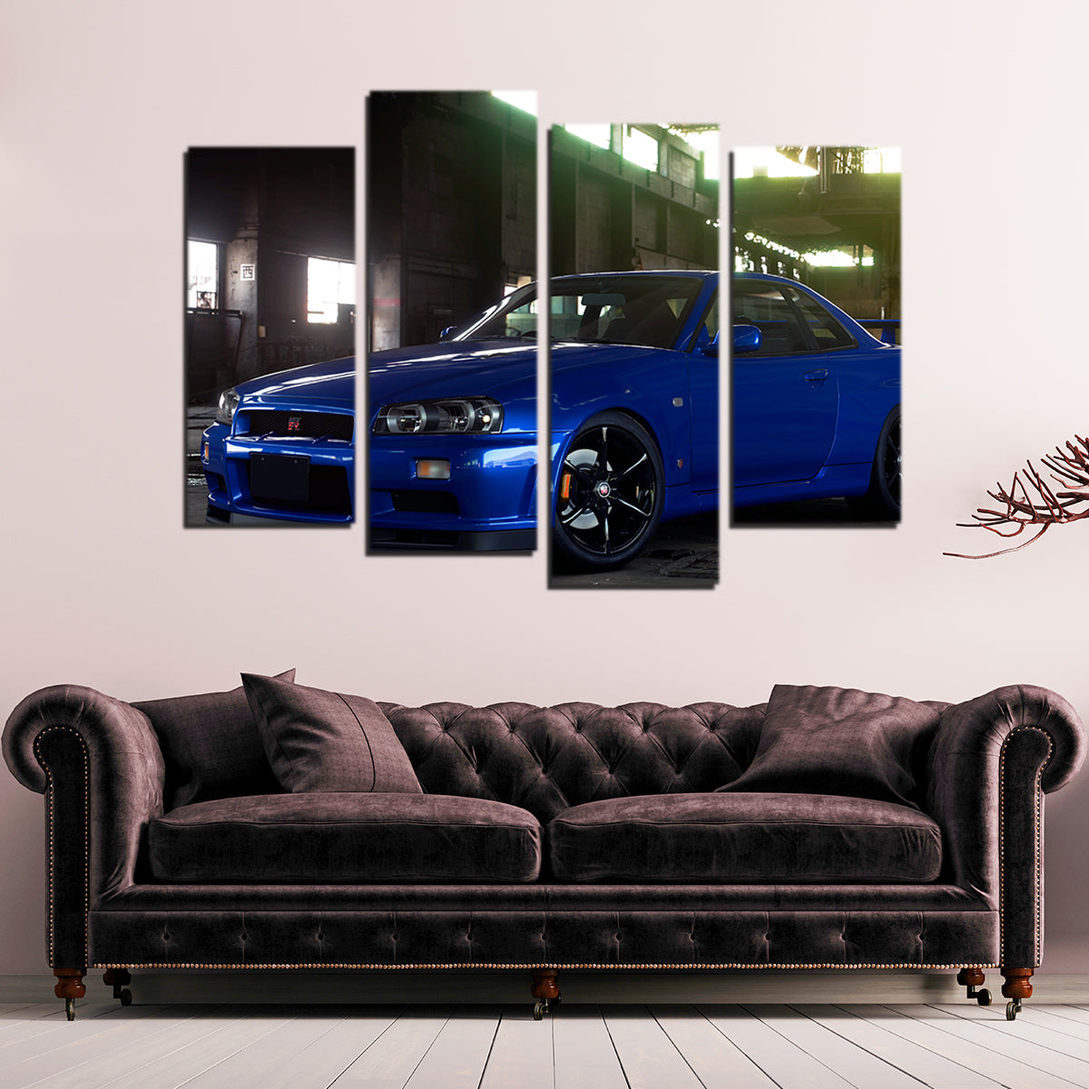 Stunning R34 Warehouse Wall Art by Vynton