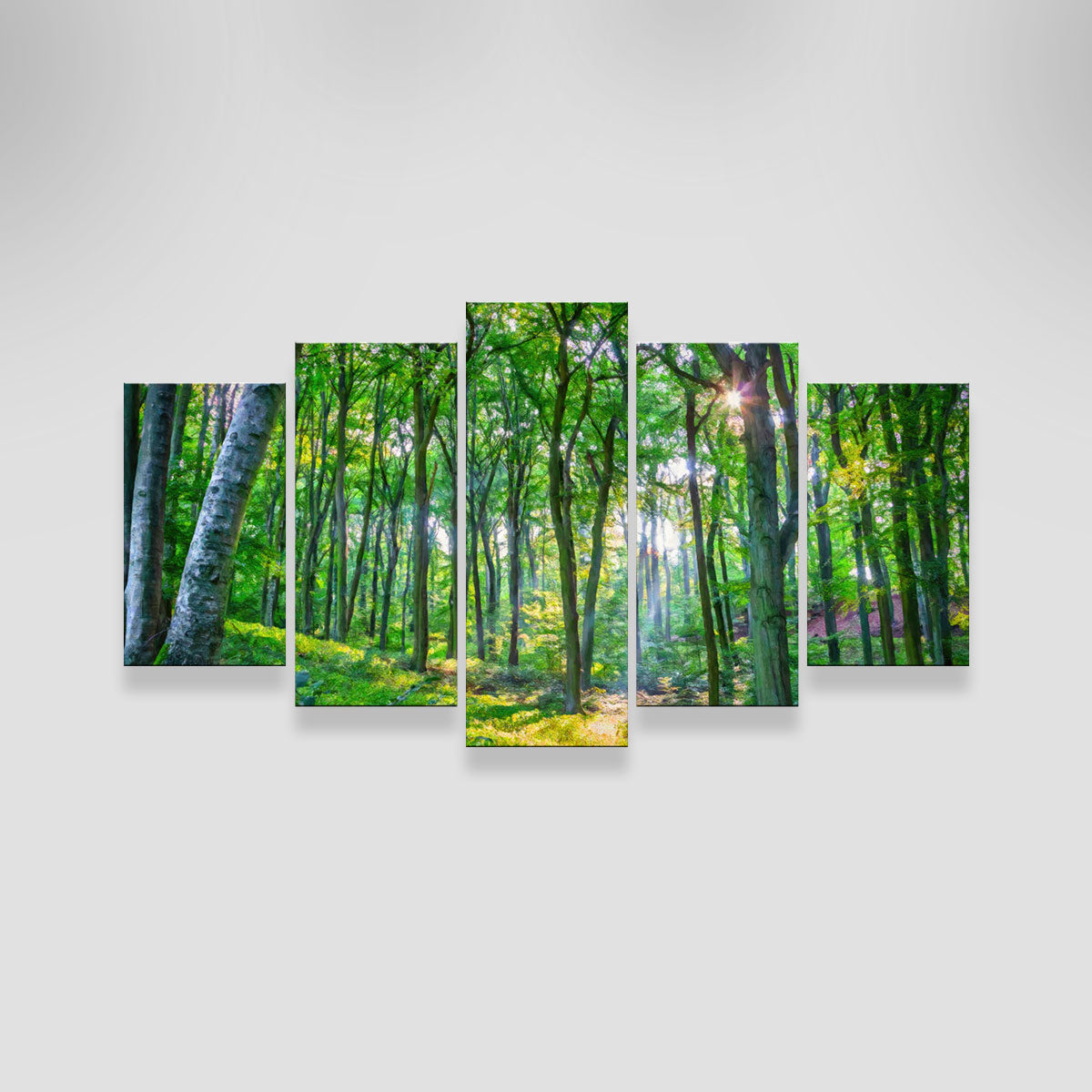 Gorgeous Emerald Forest Wall Art by Denise Dundon