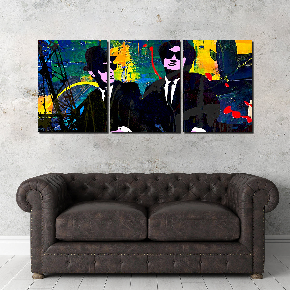 Stunning The Blues Brothers Wall Art by Stephen Chambers