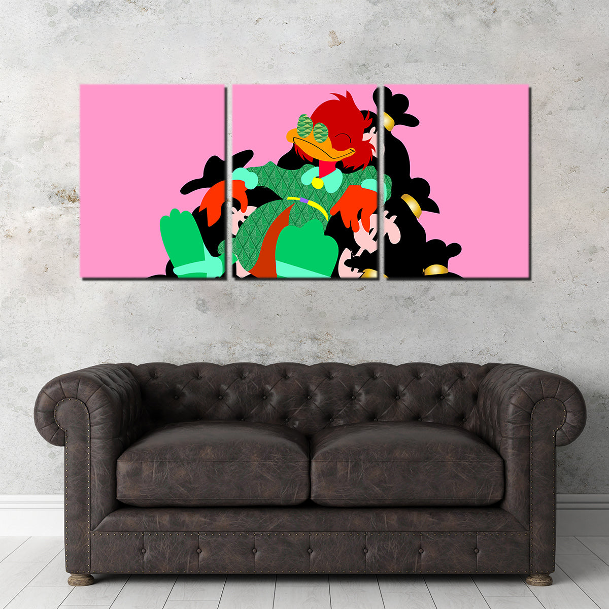 Donald Money Pile Wall Art - Stunning Sustainable Canvas Wall Decor
