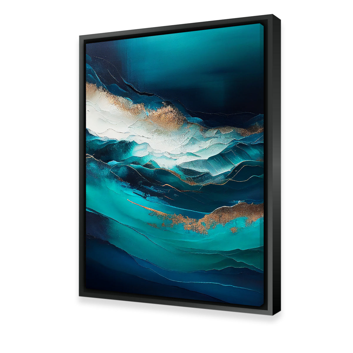 Stunning Coastal Abstract Series 3 Wall Art by Jennifer Hotai